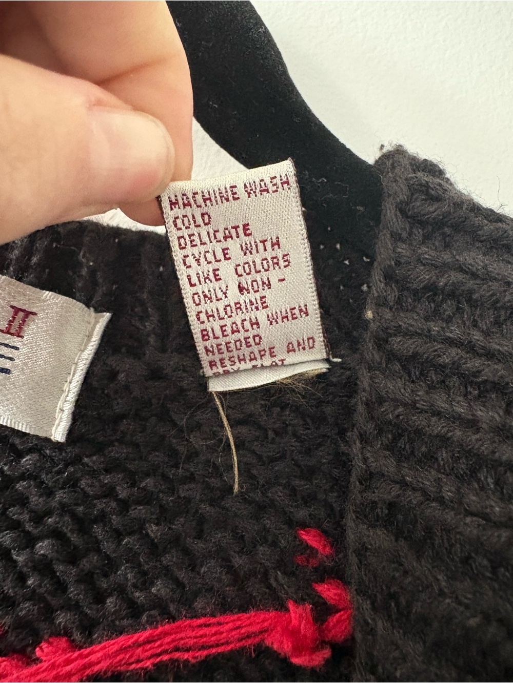 NWT Vintage Karen Scott School Teacher Cardigan Sweater Ramie Cotton Blend 2X - Picture 5 of 12